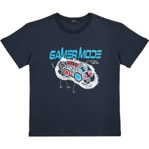 Erkek Çocuk Lacivert Tshirt - Logan