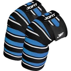 Knee Wraps / Diz Bandajı - 2'li Paket - Siyah-Mavi