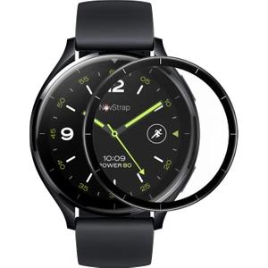 Novstrap Xiaomi Watch 2 ile Uyumlu Ekran Koruyucu Nano Esnek Cam Tam Kaplayan Ppm