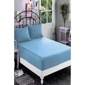 Çift Kişilik Havlu Çarşaf Takımı Renk Mavi 150X200 cm