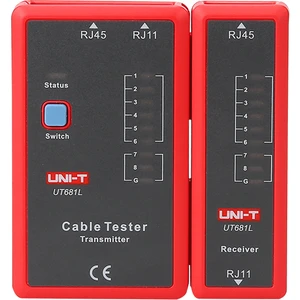 UT-681L Taşınabilir Kablo Test Cihazı Hattı Dedektörü Testleri Ethernet Kabloları ve Telefon Hattı ;unı-T