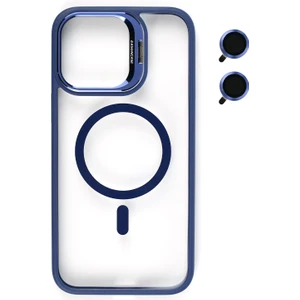 Tech&bello accessories iphone 13 Kılıf Magsafe Uyumlu Kamera Standlı Lens Koruyuculu Kapak