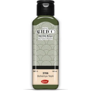 Akrilik Boya 140 ml Bohemya Yeşili 3706