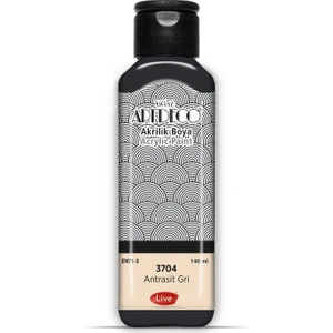 Akrilik Boya 140 ml Antrasit Gri 3704