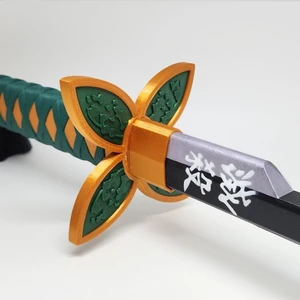 Shınobu Kocho's Sword From Demon Slayer Hareketli Açılır Kapanır Katana 1 Metre