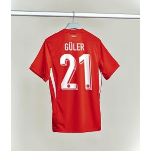 Türkiye Euro 2024 Futbol Şampiyonası Arda Güler Iç Saha Forması (Red)