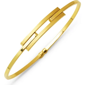 14 Ayar Spor Kaburga Kelepçe Altın Bilezik