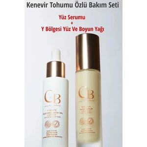 Cfor B Cosmetics Cbd Özlü Bakım Seti Yüz Serumu + Y Bölgesi Yüz ve Boyun Yağı