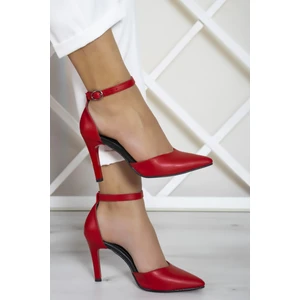 Erkan Saçmacı Sindy Kırmızı Vegan Stiletto