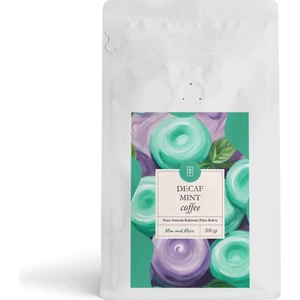Mim and More Decaf Mint Coffee - Kafeinsiz Nane Aromalı Çekirdek Kahve, 200 Gr