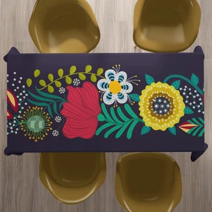 Casa Suki Çiçek Yolu Desenli Masa Örtüsü