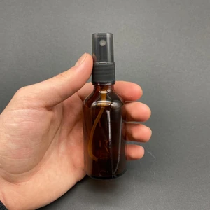 JUNİBELİW 7 Adet Çok Amaçlı Amber 50ML Sprey Fısfıs Kolonya Dezenfektan Cam Şişe Fıs Fıs 7X50ML