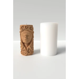 Cage Art Studio Kadın Heykeli Mum Silikon Kalıp M2 - Wild Women Mum Kalıbı - Kadın Mum Silikon Kalıbı 12 x 6 cm - M2