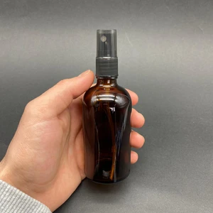 JUNİBELİW 4 Adet Çok Amaçlı Amber 100ML Sprey Fısfıs Kolonya Dezenfektan Cam Şişe Fıs Fıs 4X100ML
