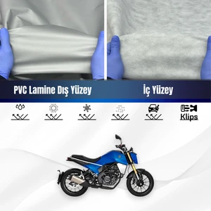Ultra Shop Peugeot Pm-01 125 Su Geçirmez Motosiklet Branda 4 Mevsime Uygun Motor Brandası