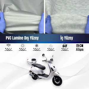 Ultra Shop Rks Azure 50 Pro Su Geçirmez Motosiklet Branda 4 Mevsime Uygun Motor Brandası