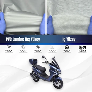 Ultra Shop Rks Newlight 125 Pro Su Geçirmez Motosiklet Branda 4 Mevsime Uygun Motor Brandası