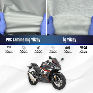 Ultra Shop Rks R250 Su Geçirmez Motosiklet Branda 4 Mevsime Uygun Motor Brandası