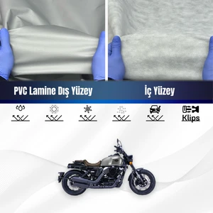 Ultra Shop Rks K-Light 250 Su Geçirmez Motosiklet Branda 4 Mevsime Uygun Motor Brandası