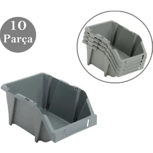 DG20 Depo Raf Düzenleyici Parça Saklama Avadanlık Kutusu 10 Parça 250X160X120 mm