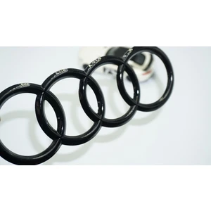 Dk Tuning Audi Bagaj 192MM Siyah Halka 3D Rozet Amblem Arma
