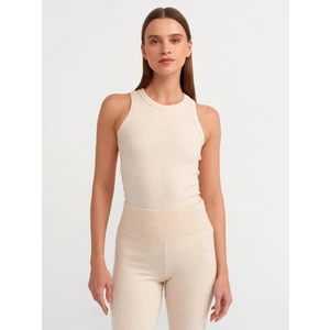 20853 Crop Top-Bej Melanj