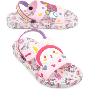 Yazlık Kız Çocuk Islak Zemine Uygun Lucky Girl Günlük Havuz Plaj Terlik-Sandalet