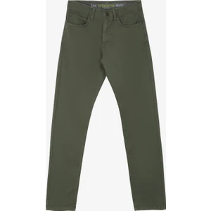 Normal Bel Slim Fit Yağ Yeşili Erkek Chino Pantolon L72AA5708D31 Extrememotion Slim Pan