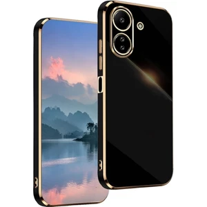 Xiaomi Poco C65 Kılıf Bark Parlak Kenar Silikon