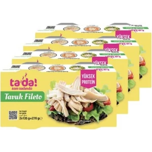 Hazır Tavuk Konservesi 135 gr 2'li (4 Adet)
