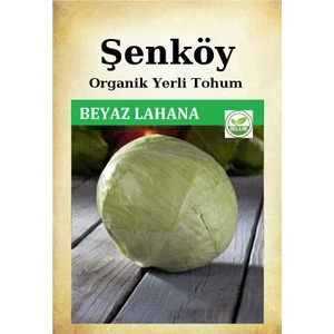 Yerli Beyaz Lahana Tohumu Doğal Ata Niğde Turşuluk Sarmalık Lahana Tohumu Pakette 5 gr 1250 Tohum