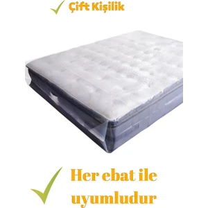 Ultra Kalın Çift Kişilik Yatak Baza Koruma Naylonu Taşıma Taşınma Saklama Poşeti Ambalaj Kılıfı