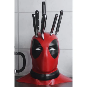 Turansoy Craft Marvel Deadpool Bıçak Tezgah Üstü Bıçak Standı Büyük Boy 30CM