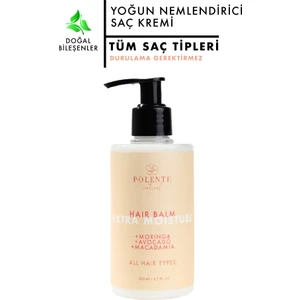Polente Natural Yoğun Nemlendirici Saç Kremi - Tüm Saç Tipleri (200 ml)