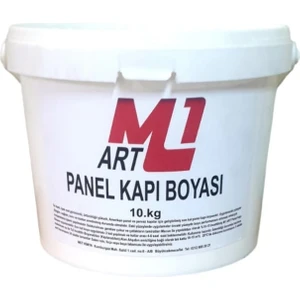 M1 Art Su Bazlı Panel Kapı Boyası Mat Beyaz 10.kg