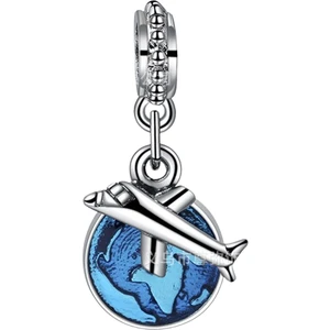 Asaf Accessory Dünya Uçak Charm