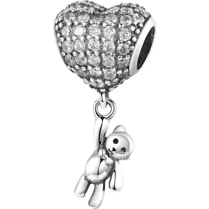 Asaf Accessory Sallantılı Kalpli Ayıcık Charm