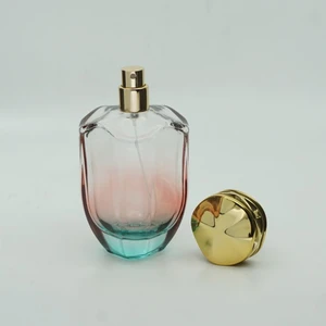 Parfüm Şişesi 100 ml 3 Adet Çift Renkli Oval Model