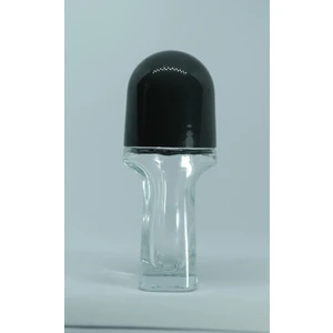 Parfüm Şişesi 50 ml (5 Adet) Şeffaf Roll-On Boş Şişe