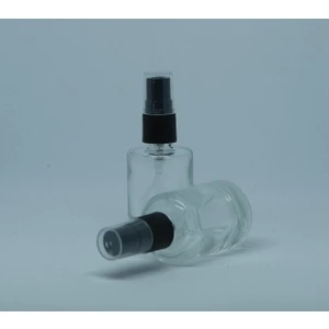 Boş Parfüm ve Kolonya Şişesi 12 ml (3 Adet) Boş Plastik Siyah Sprey