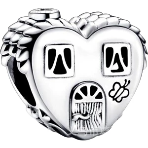 Asaf Accessory Kalp Ev Charm