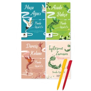 Huşu Ağacı - Asude Bahçe - Derviş Kelamı - Iyileşme Zamanı - 4 Kitap - Funda Ucuk Er + Alfa Kalem