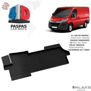 RK Carshop Citroen Jumper Ferrous 4d Havuzlu Kauçuk Paspas 2007 ve Üstü