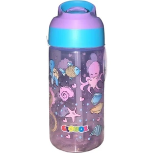 3114 Tritan Desenli Matara 500 ml - Deniz Hayvanları