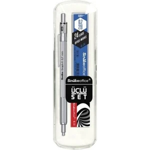 Versatil Kalem Graph-X 0.7 Saten Gri 3 Lü Set