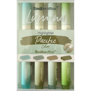 Lumina Pasific Fosforlu Kalem 4'lü Set