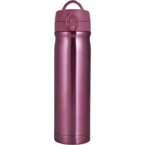 Çelik İçli Termos Matara (Toz Pembe) 500 ml