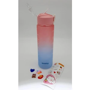 800 Ml Rainbow Matara Pembe-Mavi