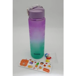800 Ml Rainbow Matara Mor-Yeşil