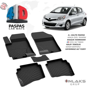 Toyota Yaris - 4d Havuzlu Paspas 2005-2013 Arası